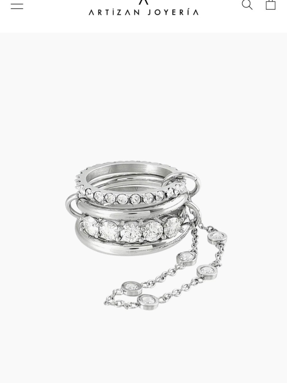 ARTiZAN JOYERÍA Ring set Size 7